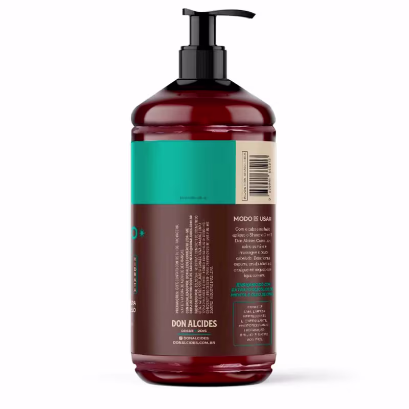 Kit Shampoo Balm Grande Calico Jack Pente Curvo Don Alcides