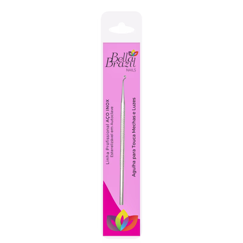 Bella Brazil Aço Inox 421 - Agulha para Touca de Mechas e Luzes 
