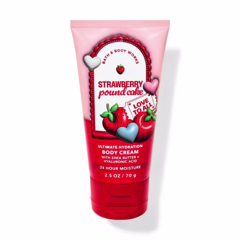 Hidratante Bath & Body Works Strawberry Pond Cake Travel Size 70g