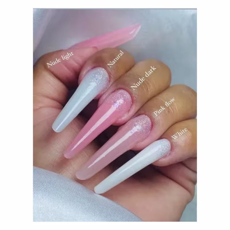 RISA - Polygel Bisnaga 30g - Pink Flower - Uv/Led Para Alongamento de Unhas Técnica Molde F1