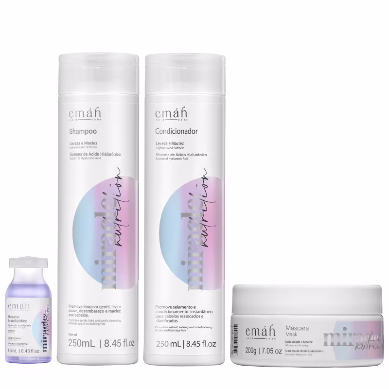 Kit Emáh Miracle Nutrition Day Care 2 (4 Produtos)
