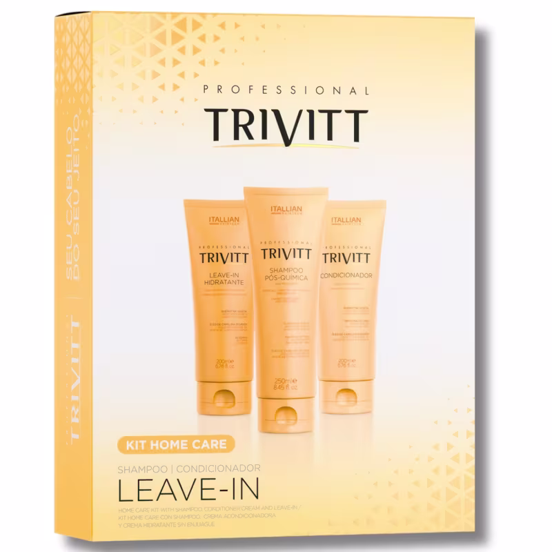 KIT HOME CARE LEAVE-IN CAUTERIZAÇÃO E REPARADOR DE PONTAS TRIVITT