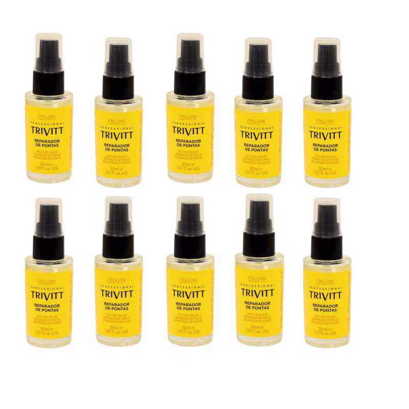 KIT 10 REPARADOR DE PONTAS TRIVITT 30ML