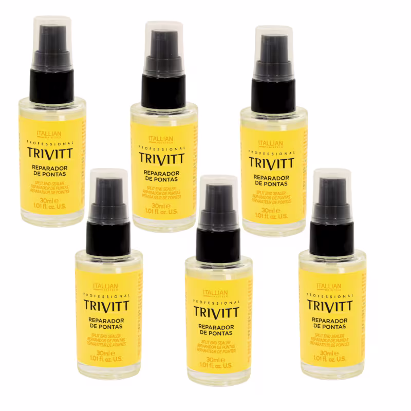 KIT 6 REPARADOR DE PONTAS TRIVITT 30ML
