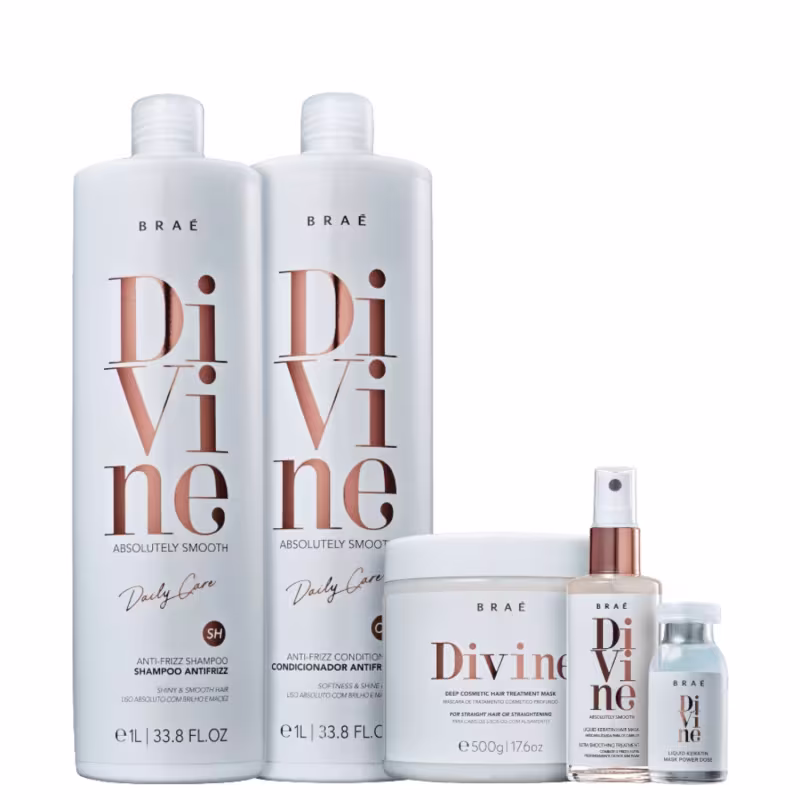 Kit Braé Divine Antifrizz Super (5 Produtos)
