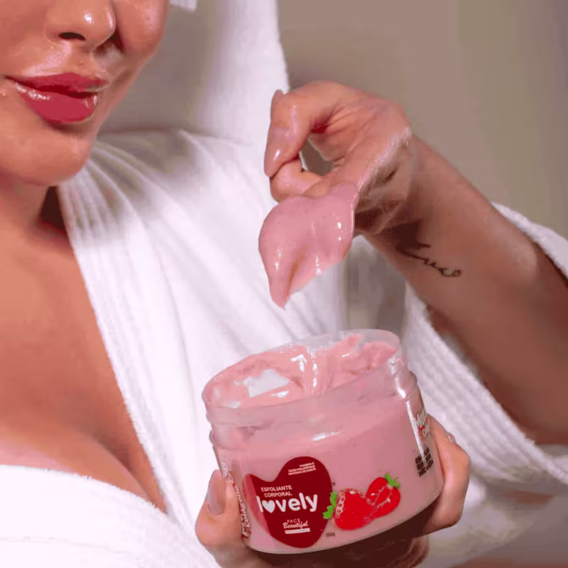 Esfoliante Corporal Lovely Colágeno 280g - Face Beautiful | Auxilia na Firmeza e Elasticidade da Pele