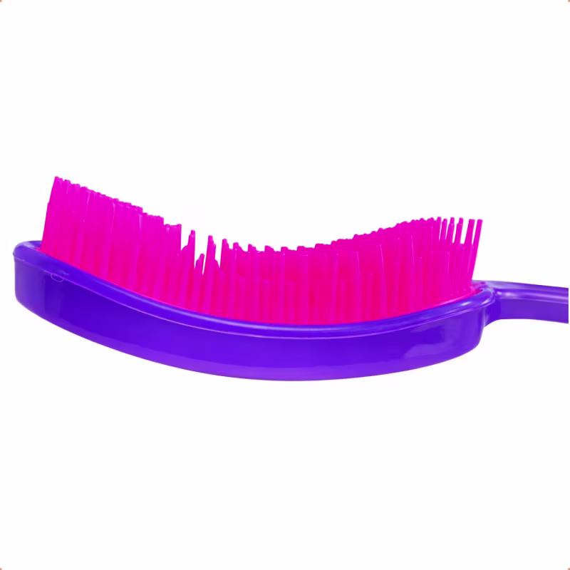 Escova Raquete Rosa/Roxo Beauty Secret Desembaraçar Total Sem Esforço