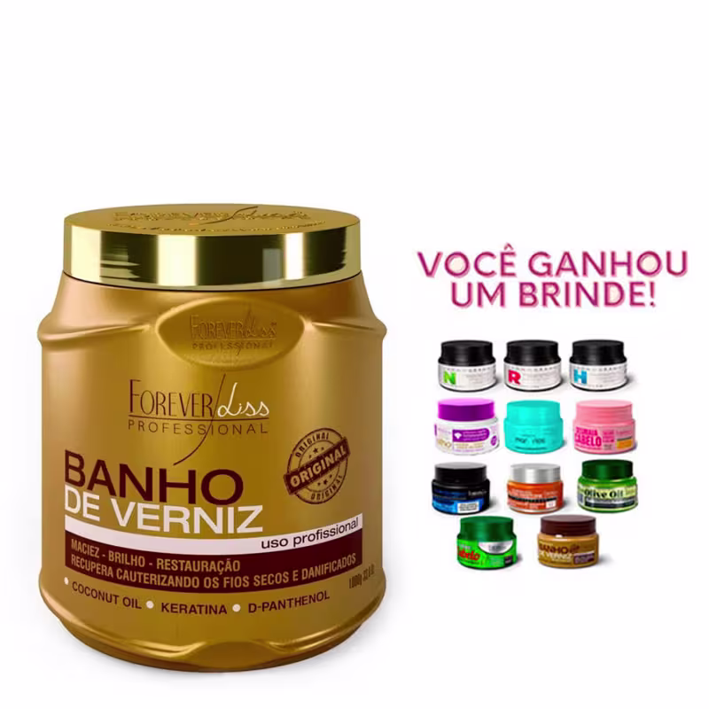 Mascara Banho de Verniz Forever Liss 1Kg