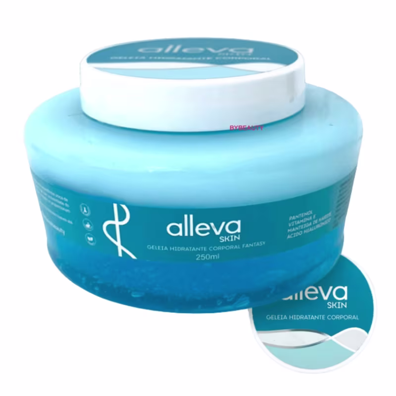 Geléia Hidratante Corporal 250ml Alleva  - BLOOM FANTASY