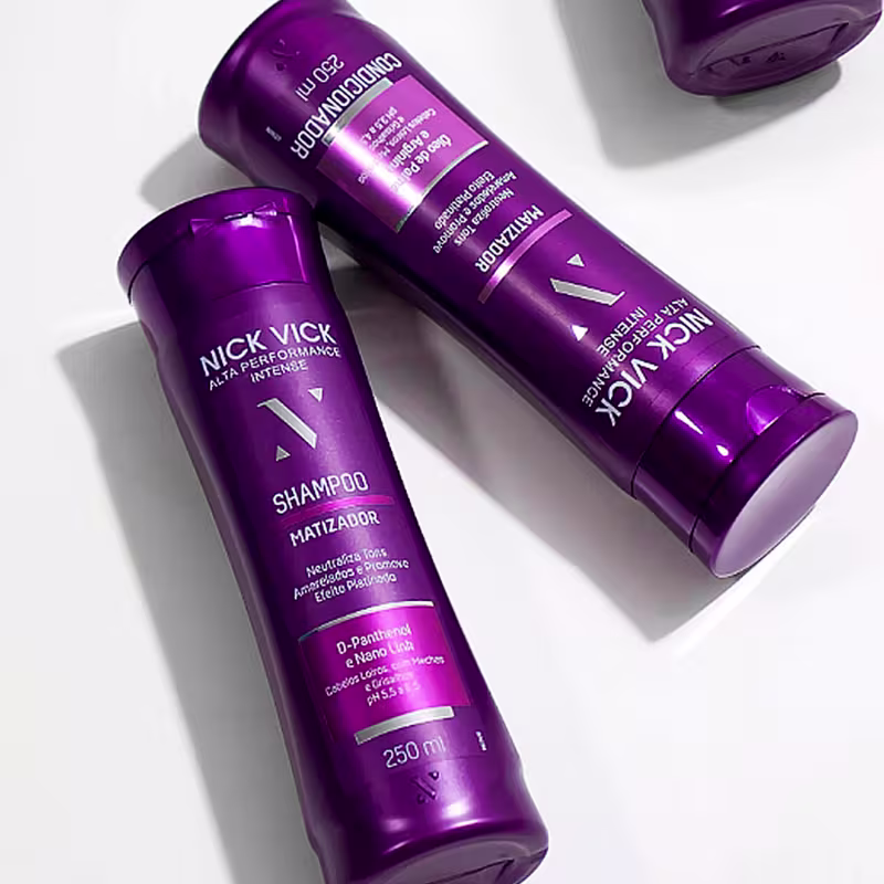 Kit NICK VICK Matizador Loiros (Shampoo, Condicionador e Máscara)