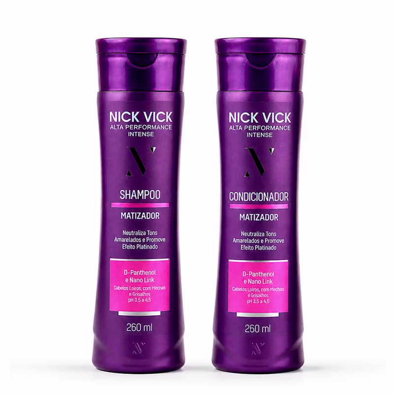 Kit NICK VICK Matizador Shampoo e Condicionador