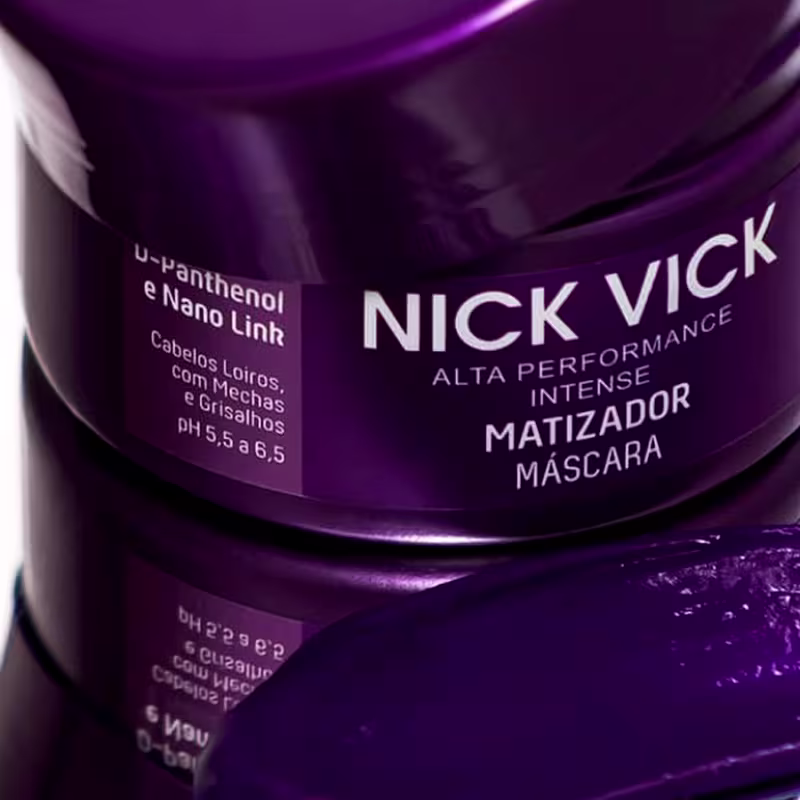 KIT NICK VICK MATIZADOR COMPLETO(Shampoo, Cond, Másc. e Spray Loiros)