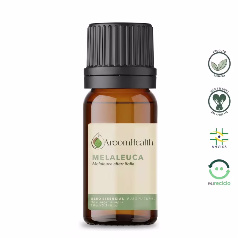 Óleo Essencial Puro Natural de Melaleuca 10 ml