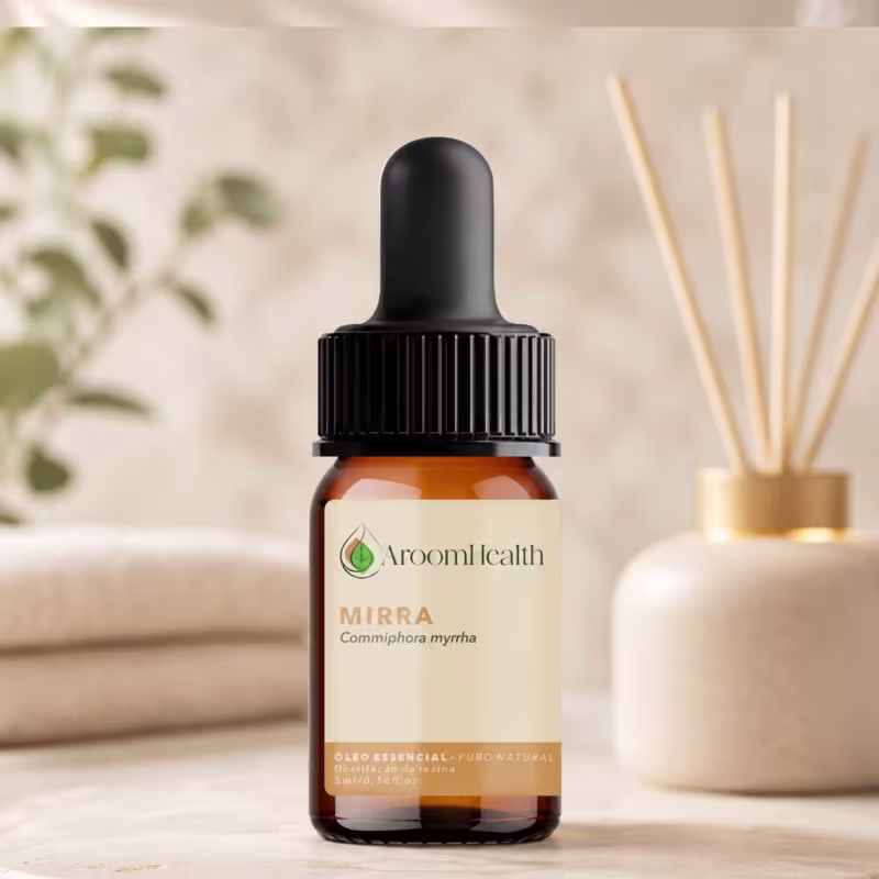 Óleo Essencial Puro Natural de Mirra 5 ml