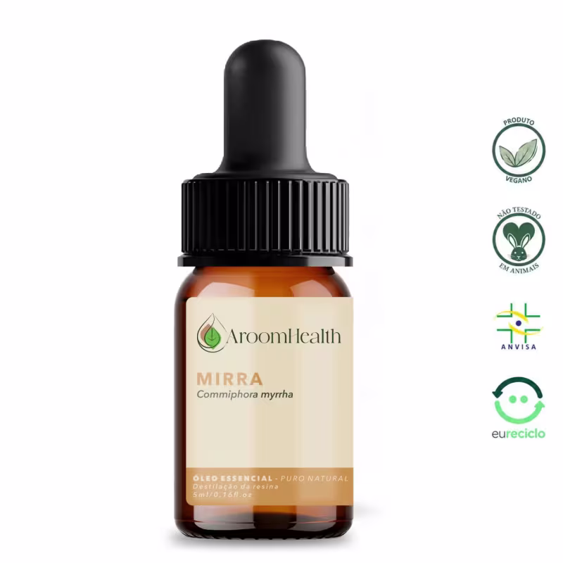 Óleo Essencial Puro Natural de Mirra 5 ml
