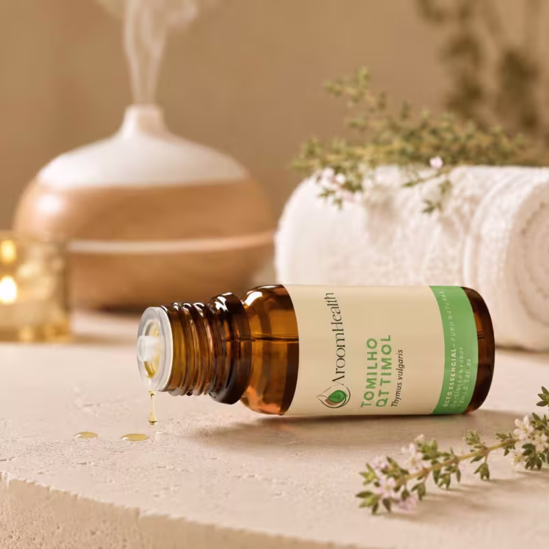 Óleo Essencial Puro Natural de Tomilho 10 ml
