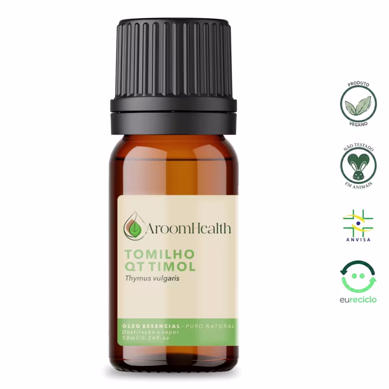 Óleo Essencial Puro Natural de Tomilho 10 ml