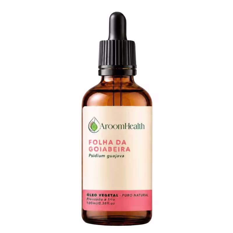 Óleo Vegetal Puro Natural Prensado a Frio Folha da Goiabeira 100ml