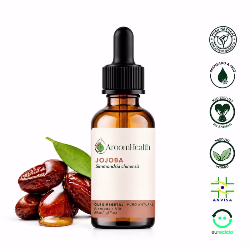 Óleo Vegetal Puro Natural de Jojoba 50ml