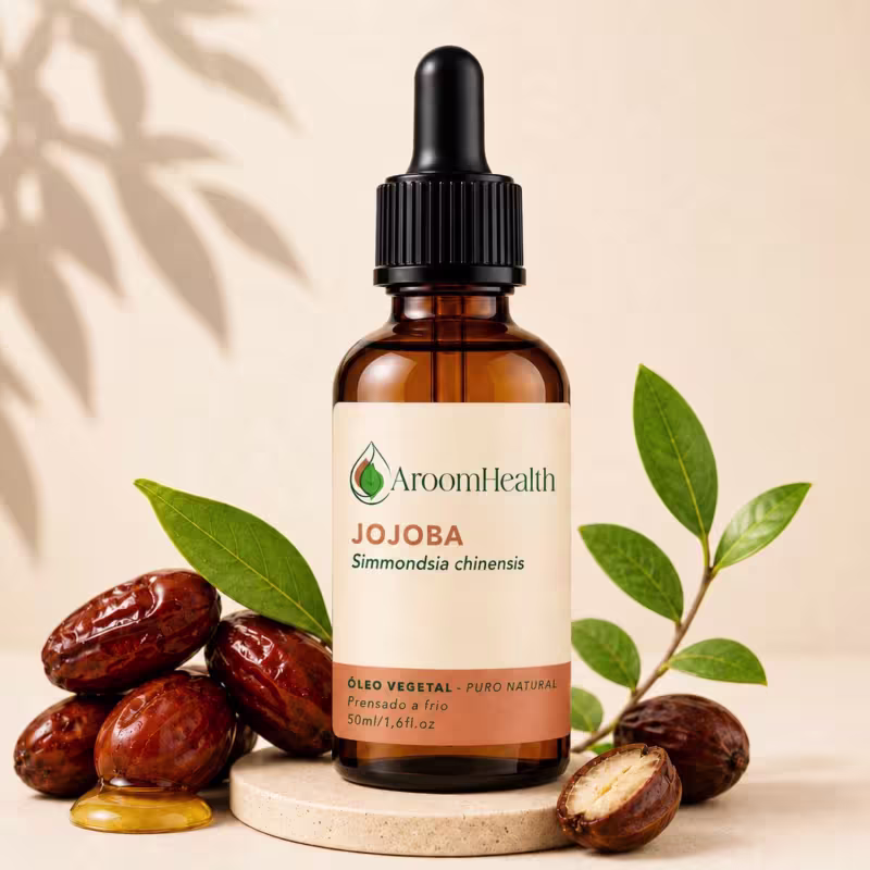 Óleo Vegetal Puro Natural de Jojoba 50ml