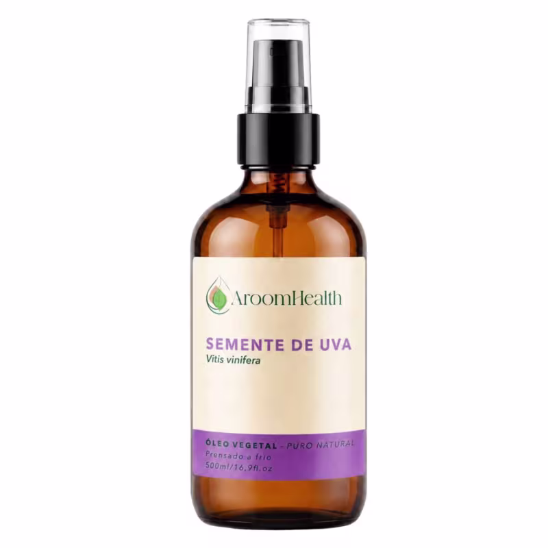 Óleo Vegetal Puro Natural Semente de Uva 500 ml