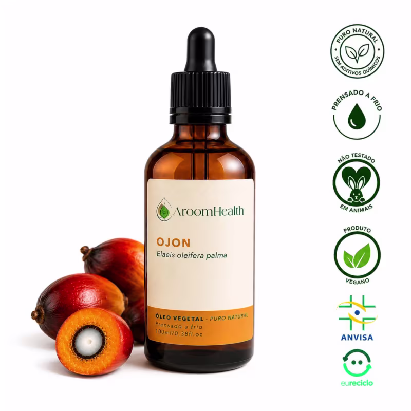 Óleo Vegetal Puro Natural de Ojon Polpa /Batana 100ml