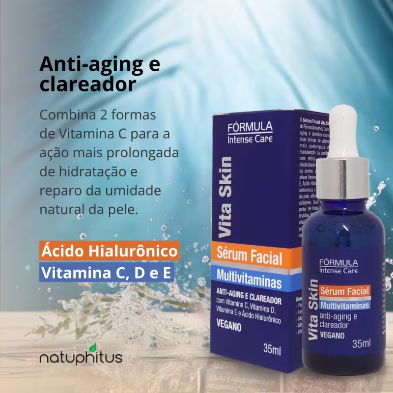 Sérum Vita Skin Multivitaminas 35ml - Fórmula Intense Care