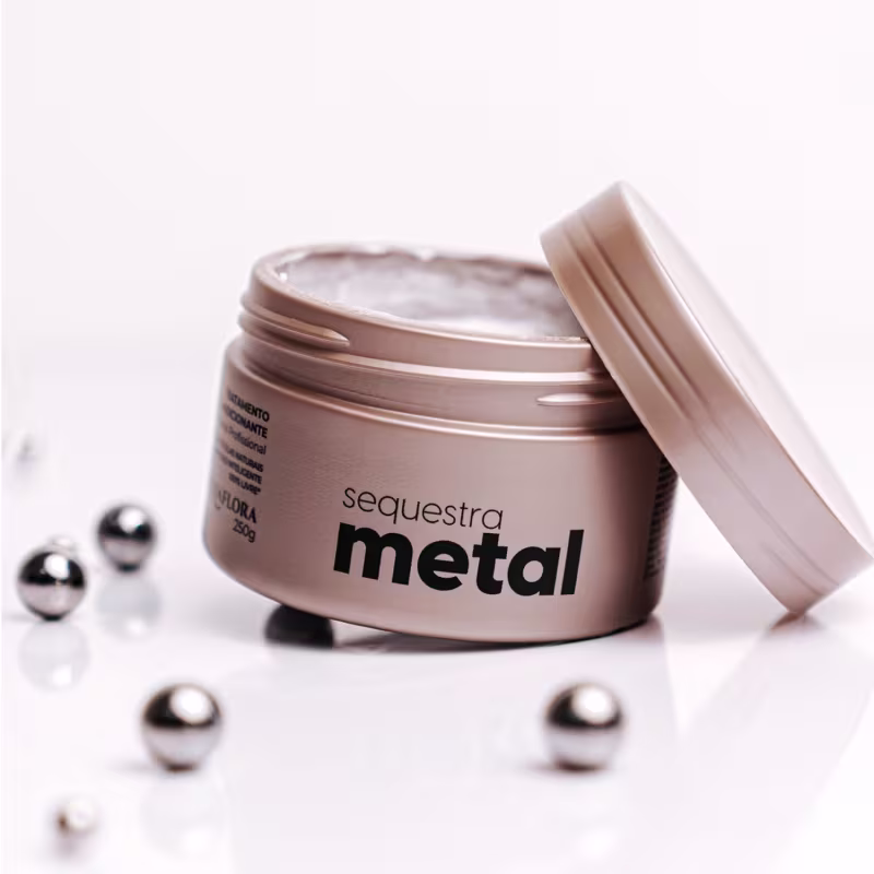 Kit Acquaflora Sequestra Metal Pré + Shampoo + Tratamento (3 produtos)