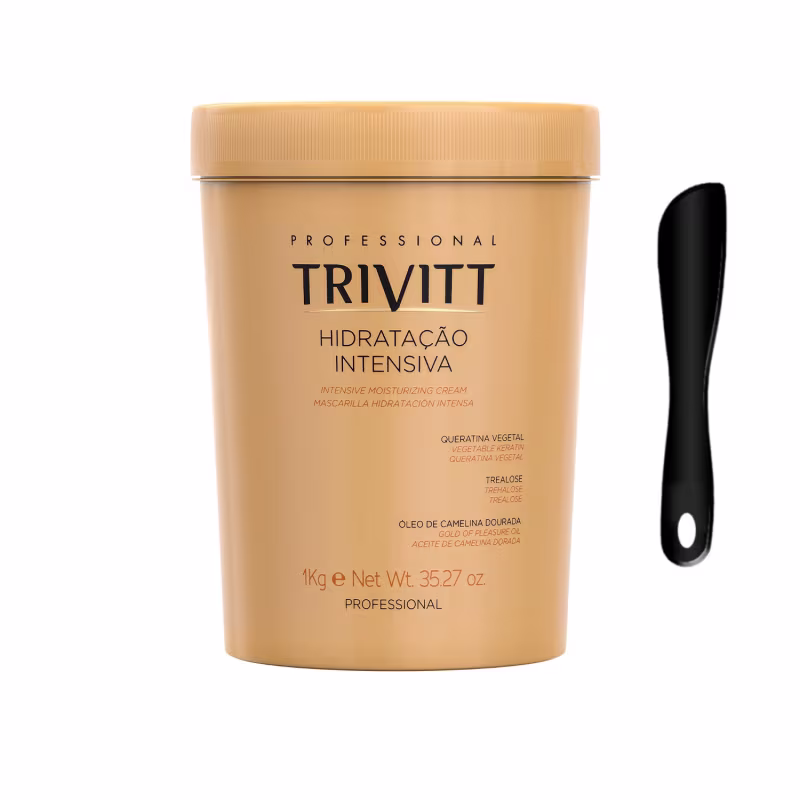 Kit Profissional Trivitt Pós Química – Manutenção Capilar Completa e Nutritiva (3 Itens)