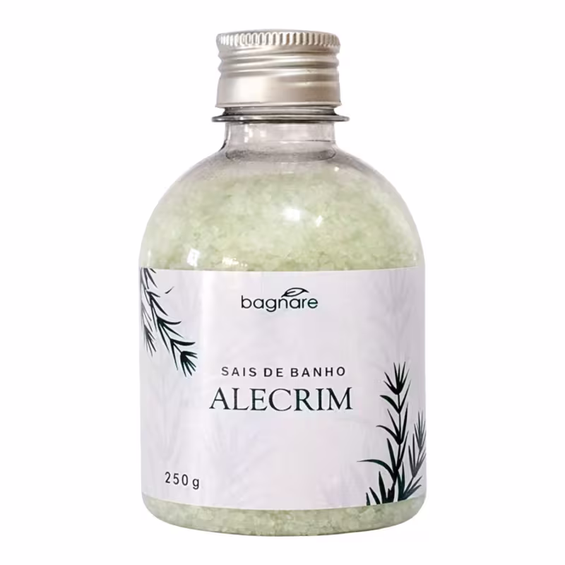 Sais De Banho Banheira Espumante Relaxante Alecrim 250g Bagnare