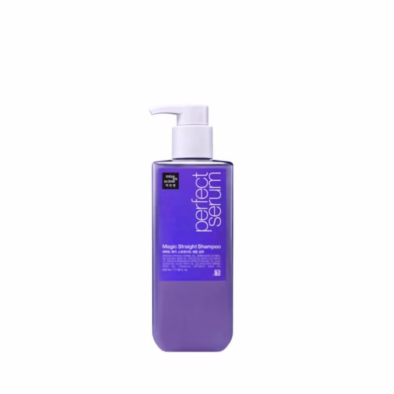Mise en Scène  Perfect Serum  Magic Straight Kit (Shampoo 530ml + Tratamento 230ml + Sérum 80ml)