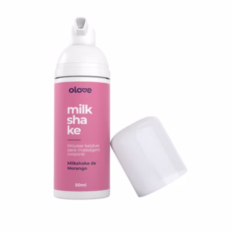 Mousse Beijável para Massagem corporal Olove Milkshake 50ml