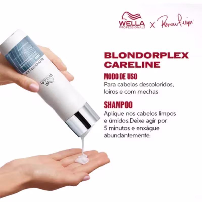 Wella - BlondorPlex  KIT Shampoo 250ml e Condicionador 200ml