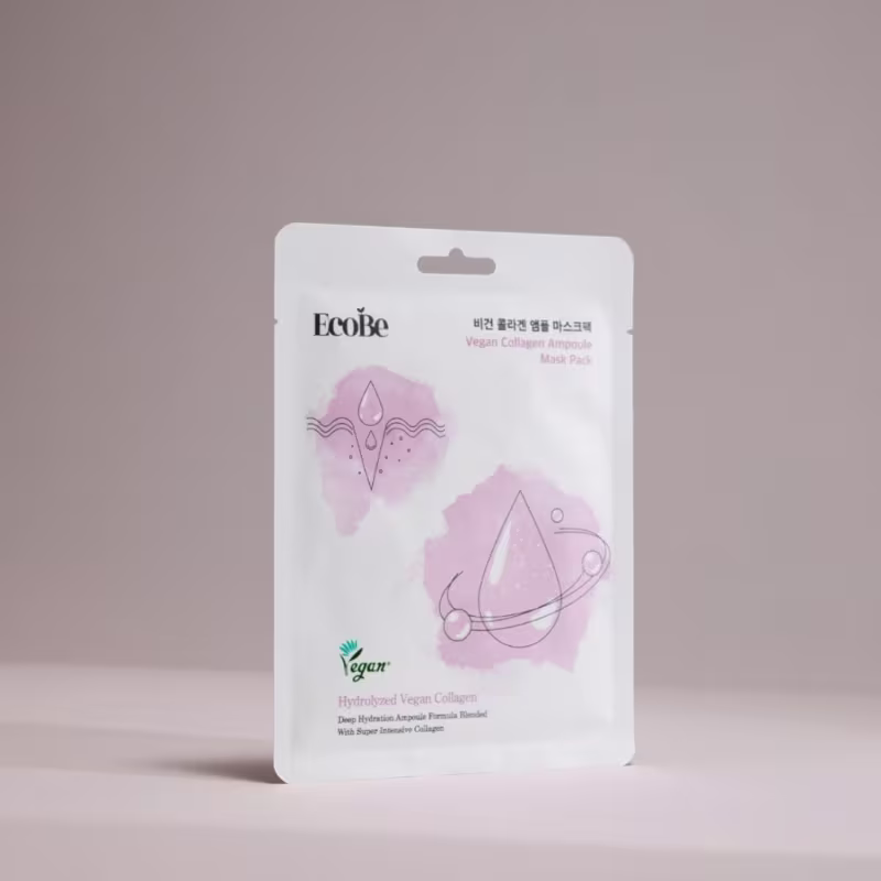 Máscara Facial Firmadora Colágeno Vegano EcoBe 1un.