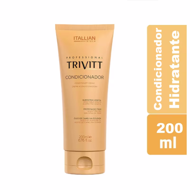 Kit Trivitt Profissional Pós Química Shampoo, Condicionador e  Hidratação Intensiva (3 Itens)