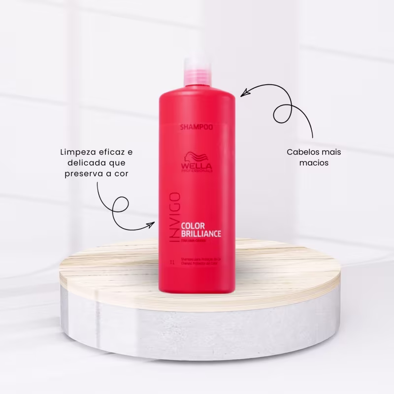 Wella Invigo Color Brilliance e Oil Reflections light 100ml Kit Salão (4 Produtos)