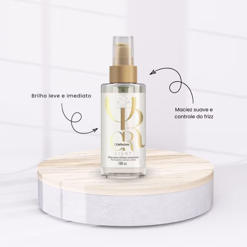 Wella Invigo Color Brilliance e Oil Reflections light 100ml Kit Salão (3 Produtos)
