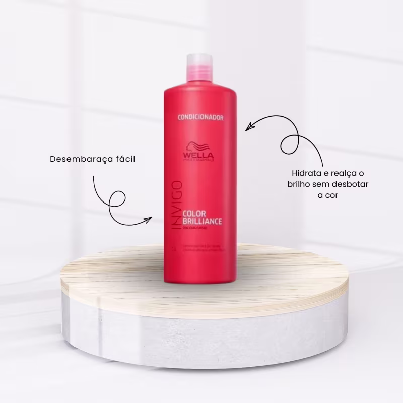 Wella Professionals Invigo Color Brilliance Kit Salão (3 Produtos)