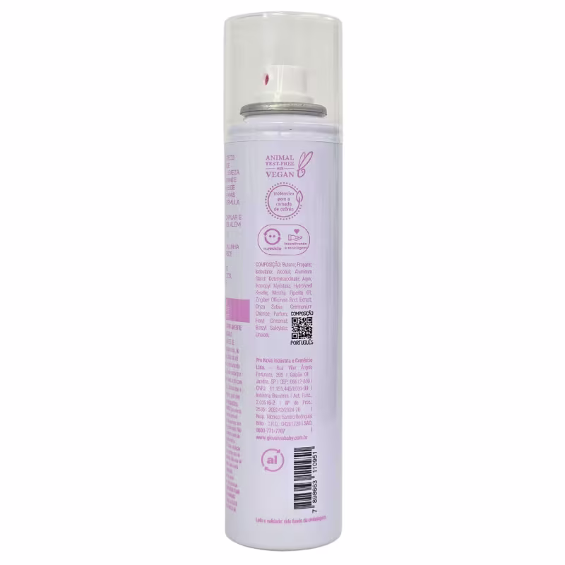 Giovanna Baby Scienza Shampoo a Seco Antioleosidade Gengibre e Menta Vegano 150ml / 90g