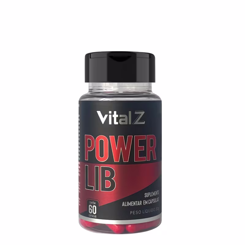 Power Lib. Testosterona Natural - 60 Cápsulas