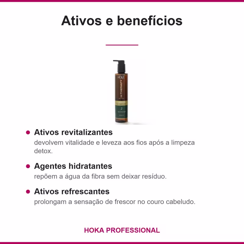 Máscara Detox Revitalizante H-Therapy 250ml Hoka
