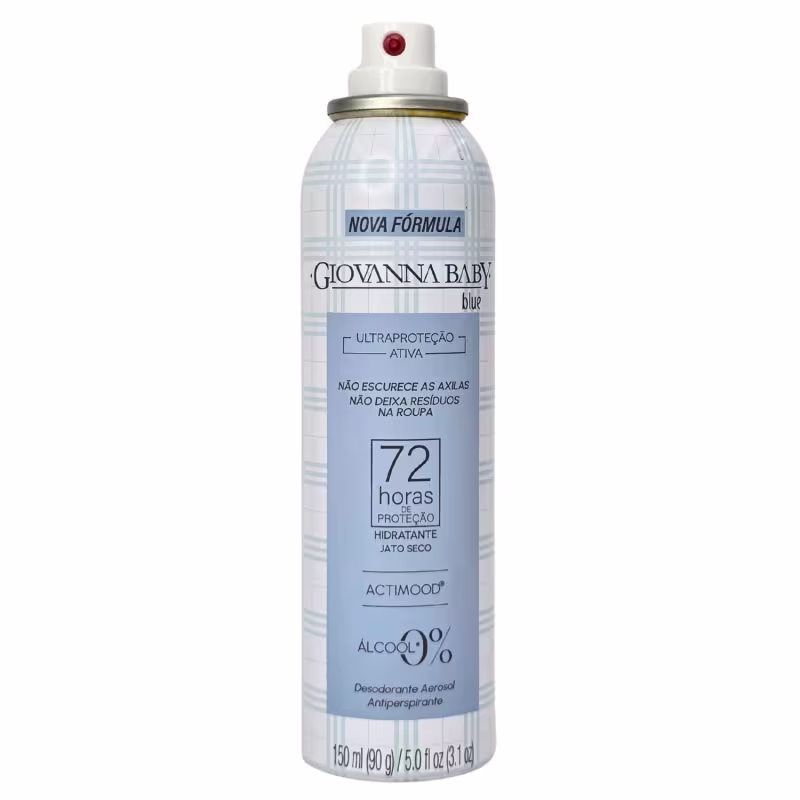 Giovanna Baby Desodorante Aerossol Blue 72h Vegano 150ml / 90g