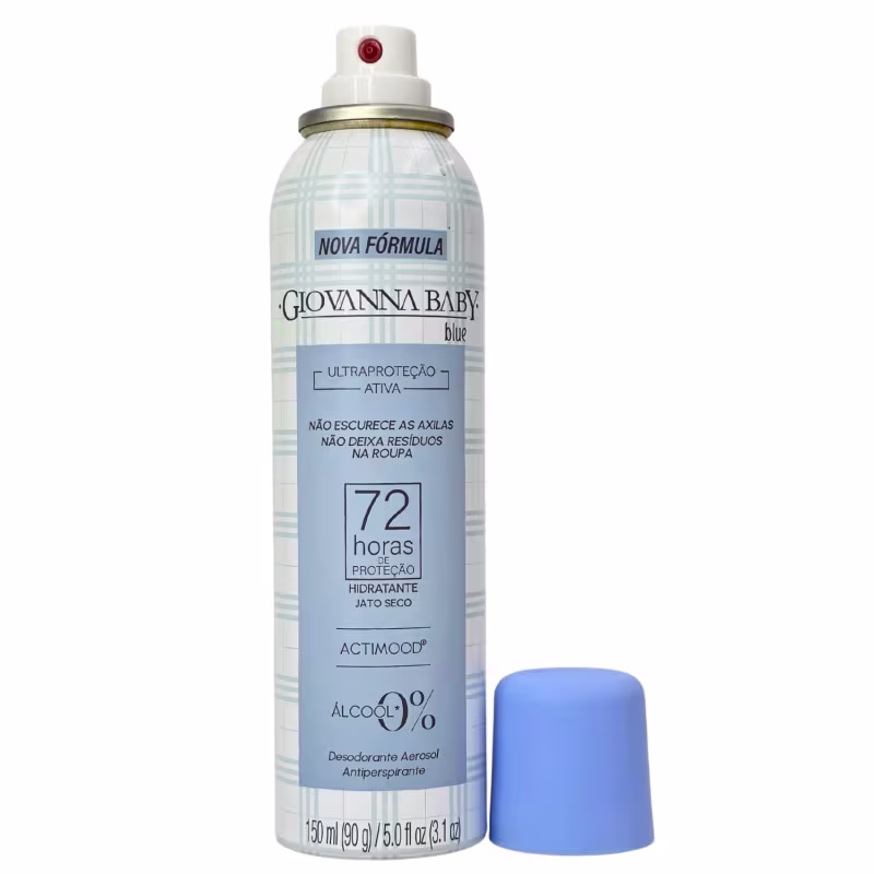 Giovanna Baby Desodorante Aerossol Blue 72h Vegano 150ml / 90g