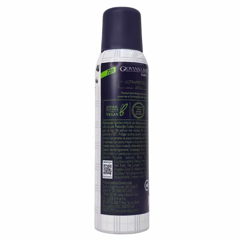 Giovanna Baby Desodorante Aerossol Blueberry 72h Vegano 150ml / 90g
