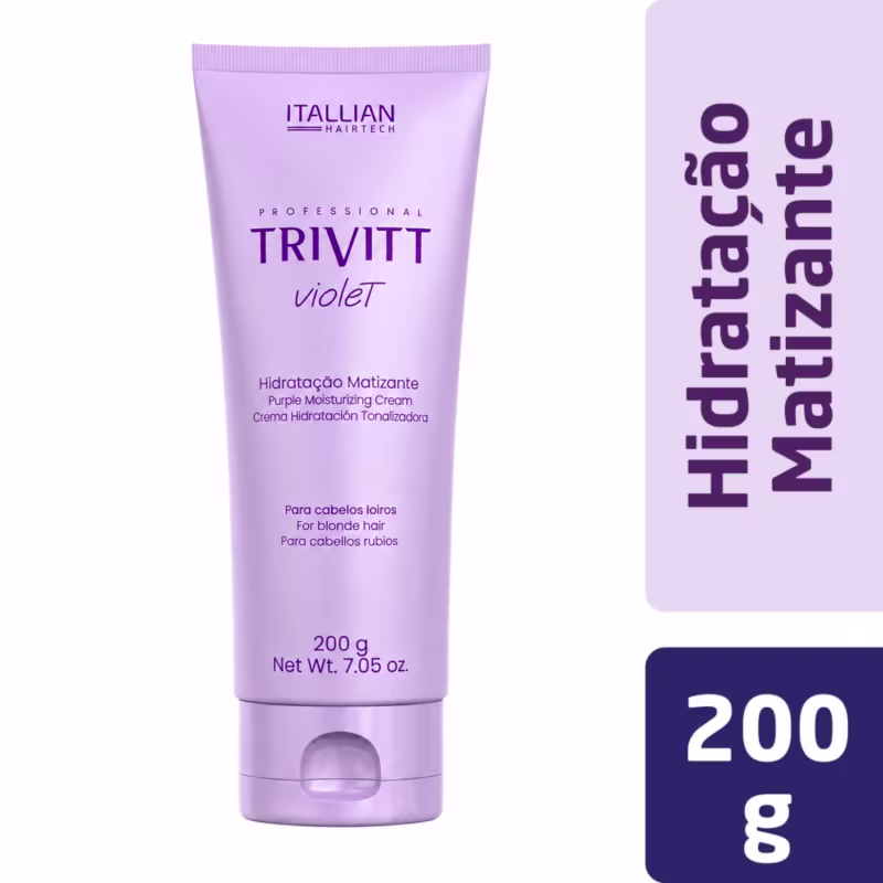 Cronograma Capilar Itallian Trivitt + Máscara Matizante | Hidratação, Nutrição e Reconstrução (4 Itens)