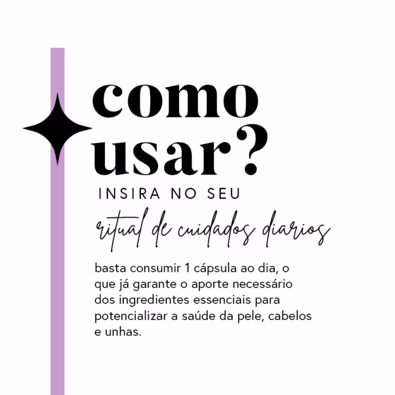 Kit 3x Fórmula Fabulosa Rituária 30 cápsulas Suplemento para Cabelo Pele Unha
