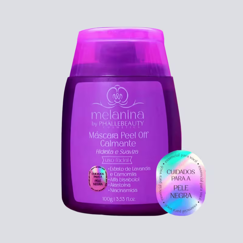 Máscara Peel off Calmante 100g - Melanina by Phállebeauty