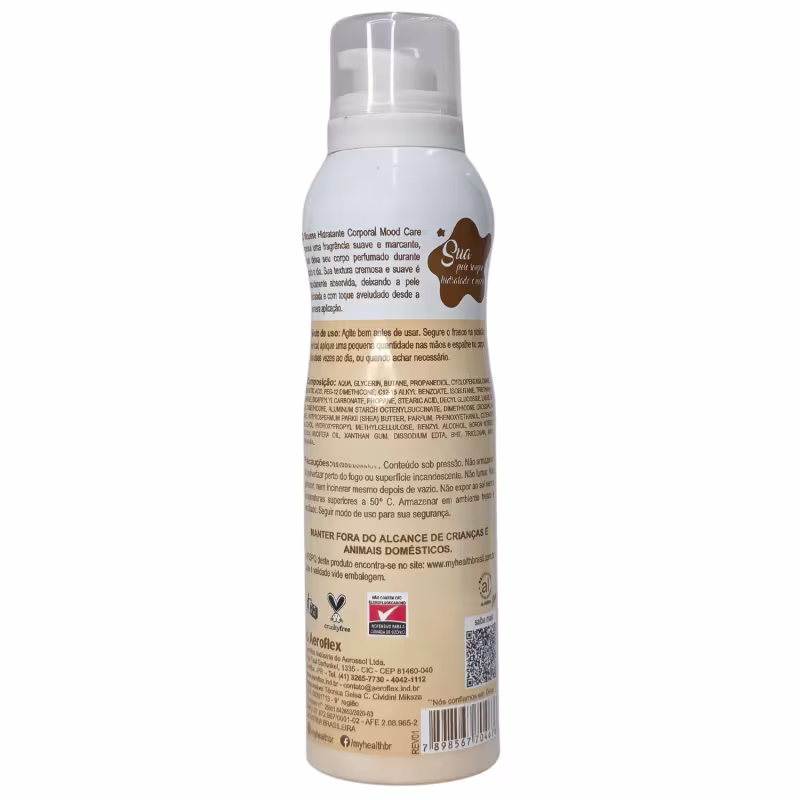 My Health Mood Care Mousse Hidratante Cupuaçu e Vanilla 200ml / 189g