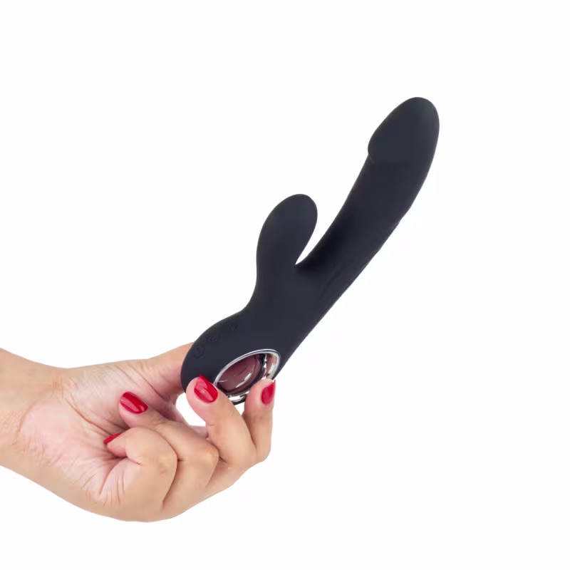 Vibrador com 7 Vibrações e 5 Intensidades - Preto | Selene