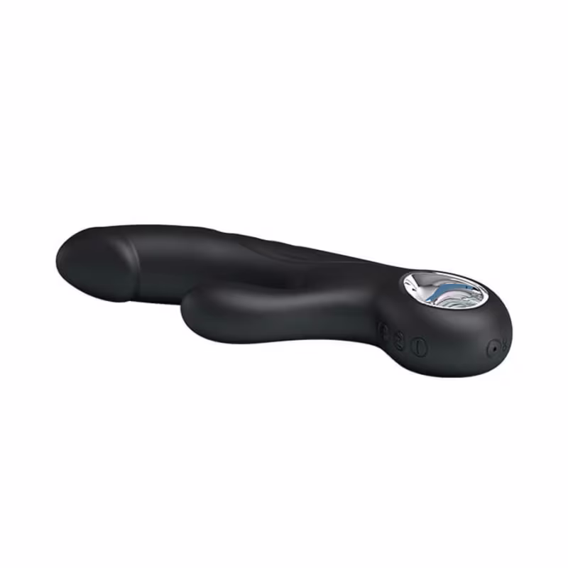 Vibrador com 7 Vibrações e 5 Intensidades - Preto | Selene